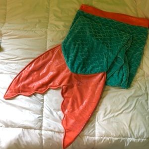 Mermaid Tail Blanket Kids